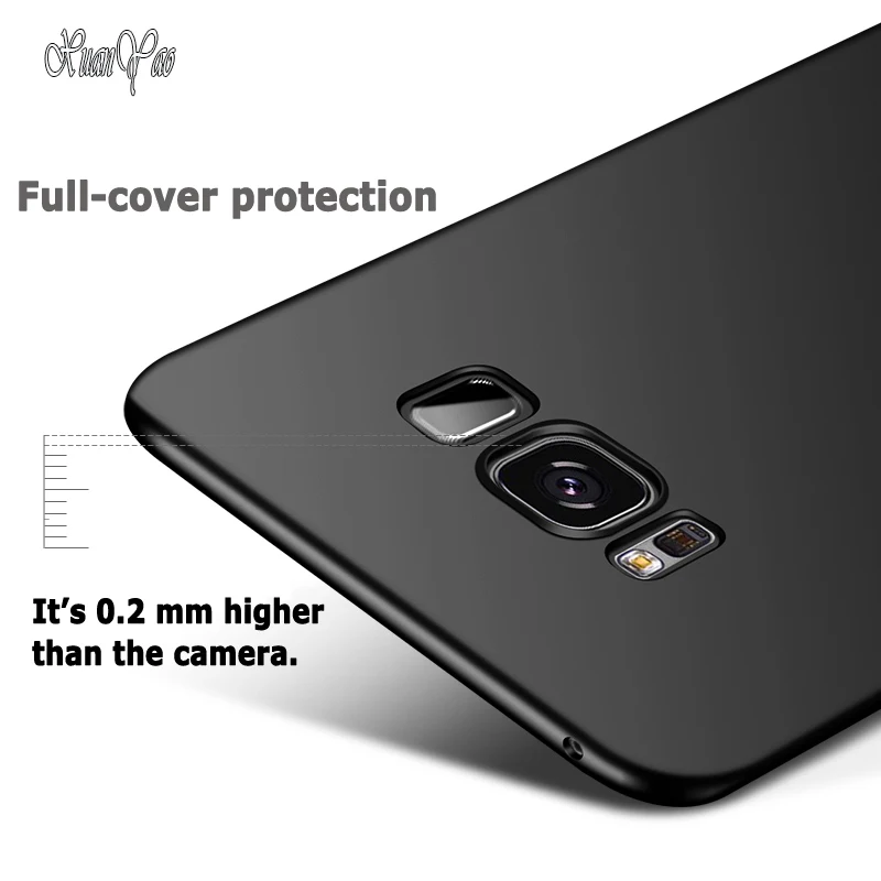 XUANYAO чехлы для телефонов Samsung Galaxy S8 Plus тонкий матовый чехол Матовый Жесткий Чехол
