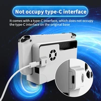 usb cooling fan heat sink holder stand for nintendo switch oled console
