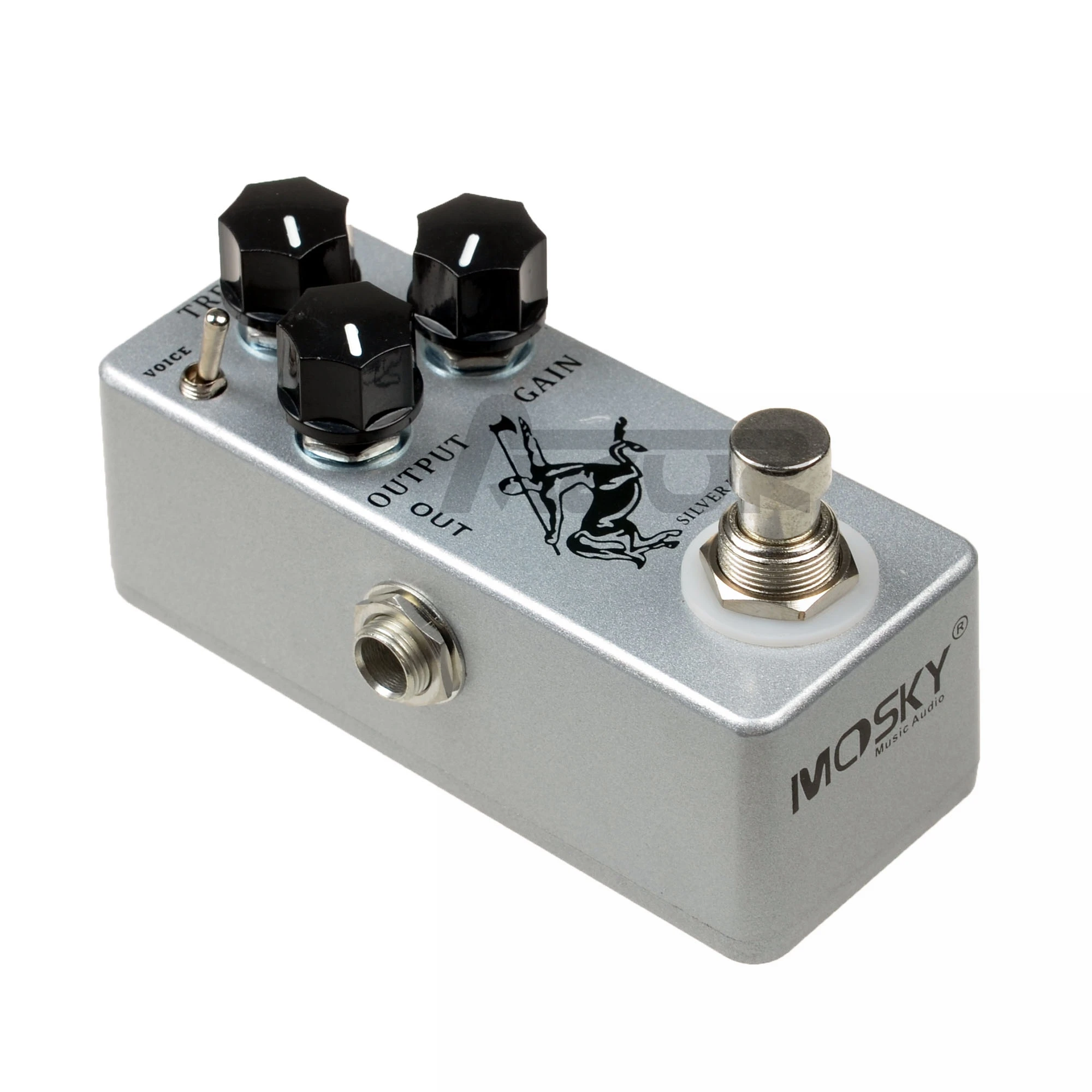 Mosky Silver Horse Overdrive/увеличивающая педаль для гитарных эффектов на основе Klon Centaur 9 В