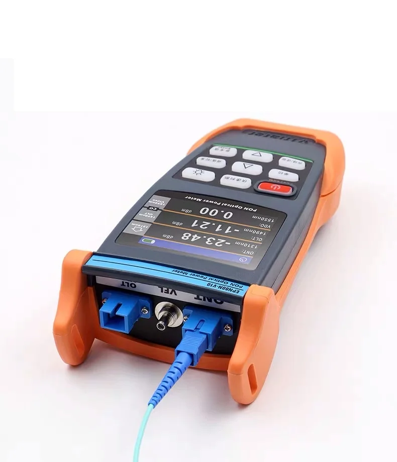 Tribrer EPN80 Version Handheld EPON/GPON PON Fiber Optical Power Meter Cable Tester Measurement Tools EPN70 Upgraded version |
