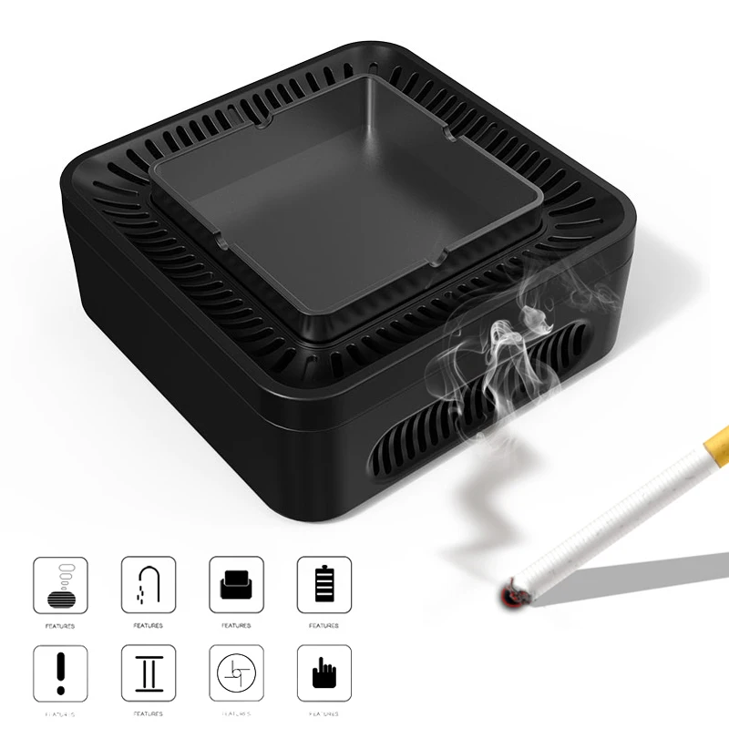 Горячая Распродажа пепельница автомобильный очиститель воздуха Офисная очистка