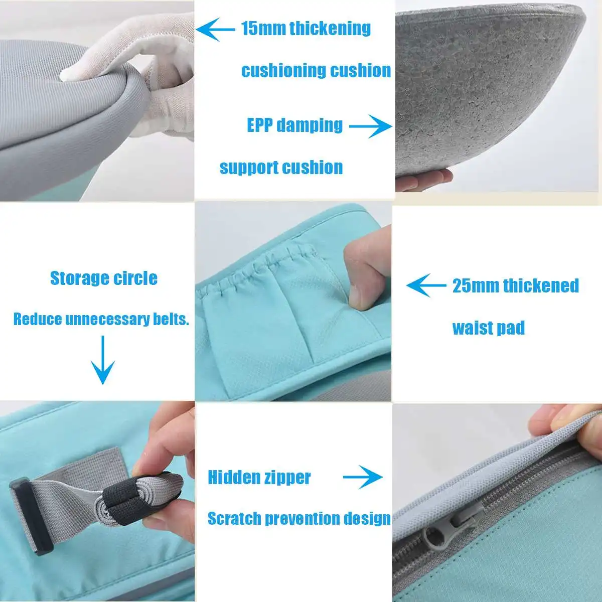 

New Baby Carrier Bag Waist Stool Walker Sling Belt Kid Infant Hold Hip Seat Safe Front Carry Back Carry Best Gift