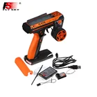 Передатчик Flysky с дистанционным управлением, с ресивером для радиоуправляемой машинки, грузовика, гусеничного джипа, лодки, 4WD