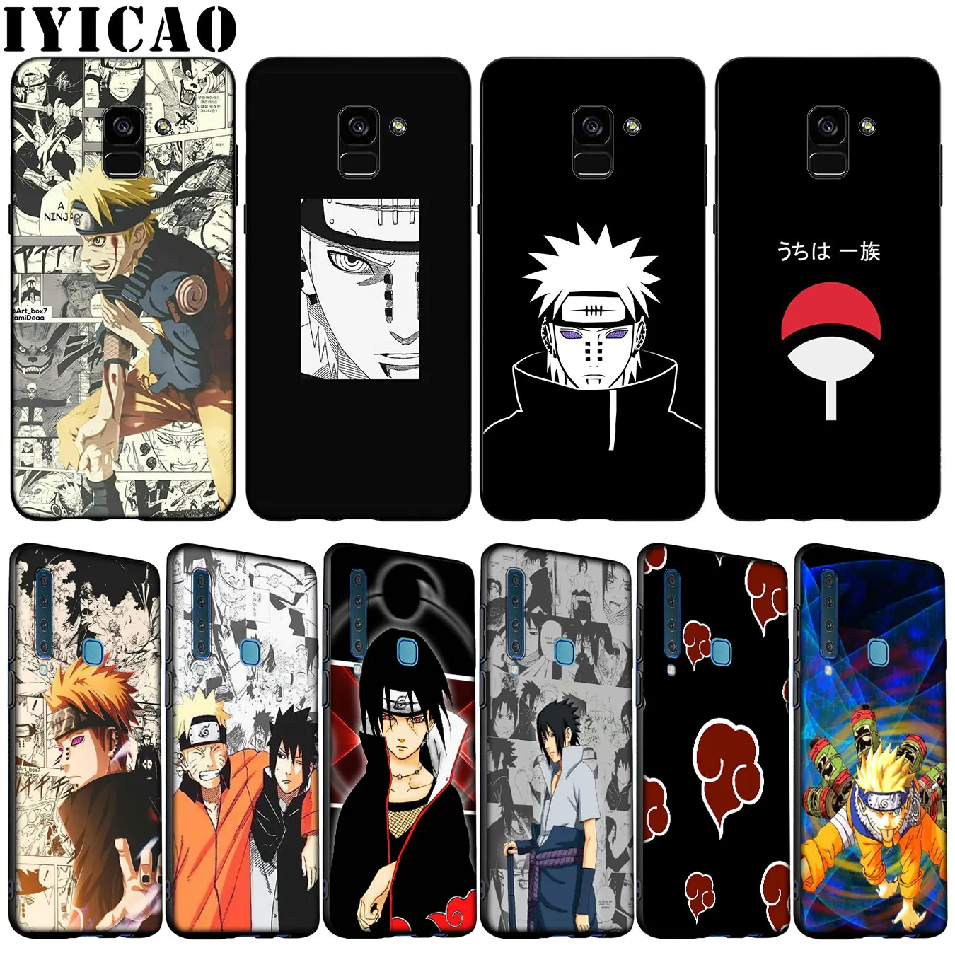 Чехол Naruto Kakashi Guy NARUTO Akatsuki для Samsung Galaxy A51 A71 A81 A91 A41 A21 A11 A01 A2 Core J8 J7 J4 J6 Plus Prime