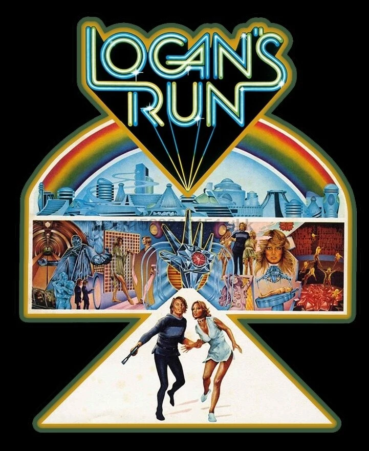 70 научная фантастика классический постер Logan Run художественная футболка любого