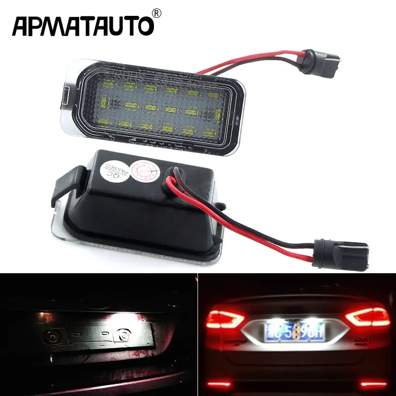 2 шт. Canbus для Fiesta JA8 Focus S MAX Mondeo Kuga Galaxy 2010 18SMD Белый Автомобильный светодиодный