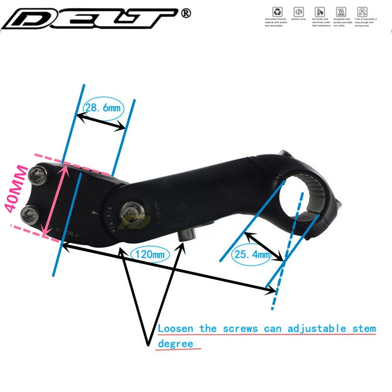 Запчасти для велосипеда DELT 30 градусов 1-1/8 регулируемый вынос шоссейного
