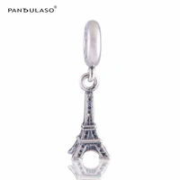 eiffel tower beads for jewelry making woman diy charms fits original bracelets 925 sterling silver jewelry bead