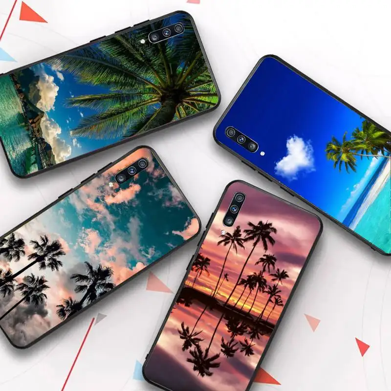 

The Sea Waves Beach spray ocean island Phone Case for Samsung Galaxy A51 30s a71 Soft Silicone Cover for A21s A70 10 A30 Capa