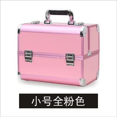 

Suitcase Travel Cosmetic Case Toolbox Portable Aluminum Alloy Cosmetic Case Large Capacity Cosmetic Artist Suitcase