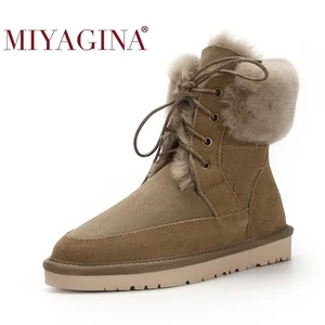 Сапоги женские зимние из натуральной овечьей кожи, 100% натуральный мех