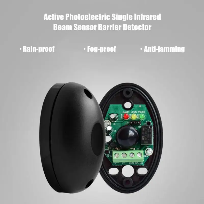 Наружный проводной активный фотоэлектрический одноэлементный Детектор барьера