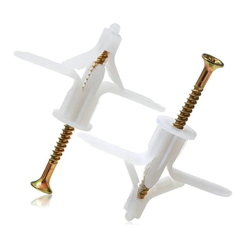 

Drywall and Hollow-Wall Anchor Assortment Kit, Anchors, Screws, Wall Anchor Hooks, and Hollow-Door Toggle Anchor