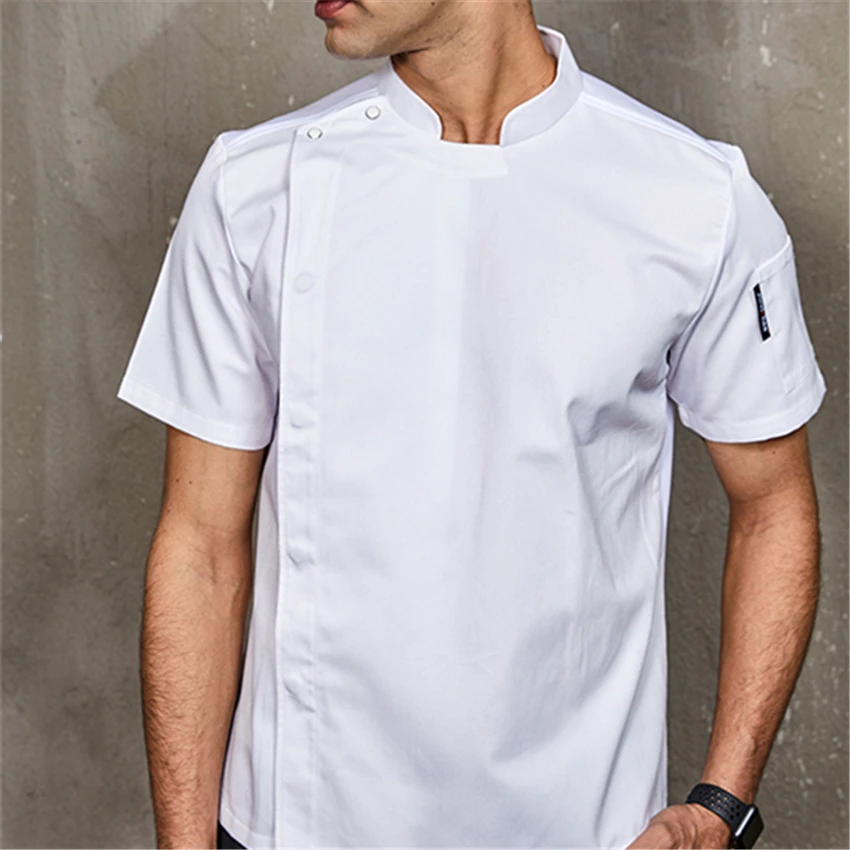 Новая мужская униформа шеф повара куртка для обслуживания еды одежда