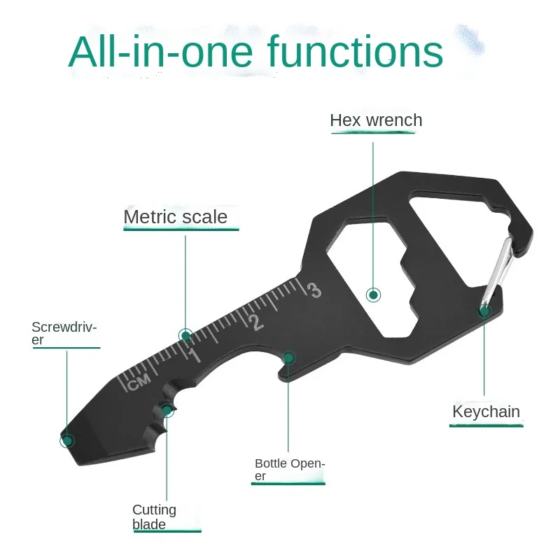 Многофункциональная открывалка для бутылок титановая сталь не выцветающая