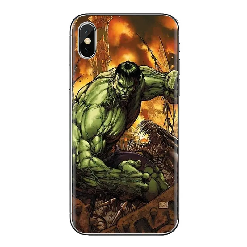 For Huawei Honor 7X V10 6C V9 6A Play 9 Mate 10 Pro Y7 Y5 P8 P10 Lite Plus GR5 2017 Silicone Shell Covers Spider Man Marvel Hulk |