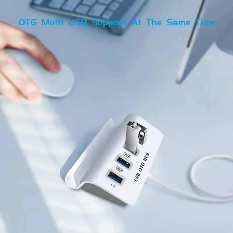 JTKE 3 в 1 4 порта Micro usb-хаб высокоскоростной OTG Hub Multi USB3. 0 разветвитель для планшета