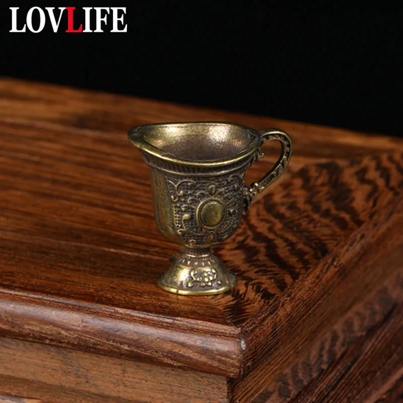 Антиционный Королевский дворец Мини Кубок брелок кулон безделушка Античная