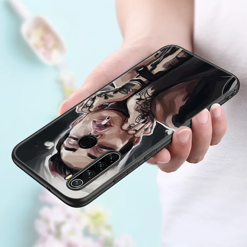 Sexy Sleeve Tattoo Girl Silicone Phone Case For Xiaomi Redmi Note 11 10 9 8 Pro 11T 10T 10S 9S 8T 9 9A 9C 9T Black Soft Cover