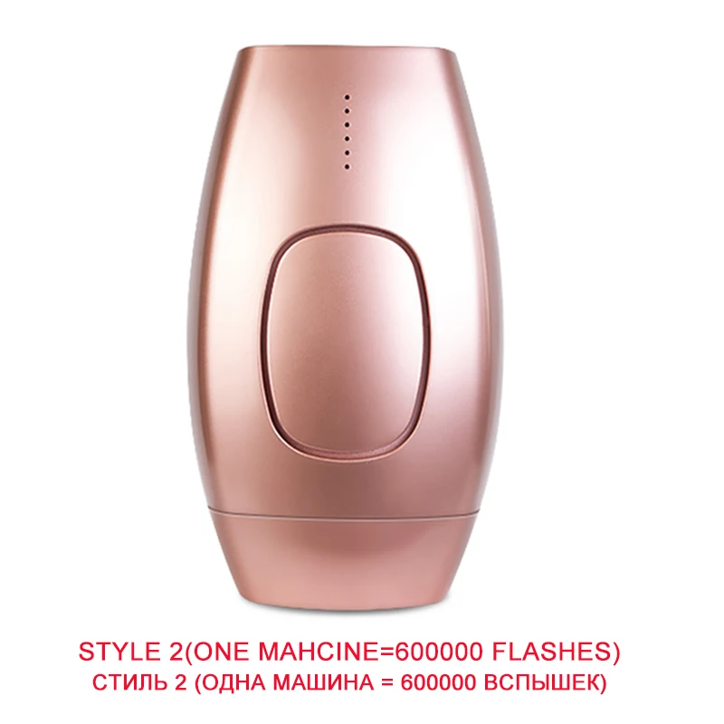 Style 2 pink 600000 флэш постоянное IPL лазерная эпиляция для удаления волос электрические deplidor фото безболезненно устройство для удаления волос депилятор лица эпилятор женский - Цвет: Style 2 pink