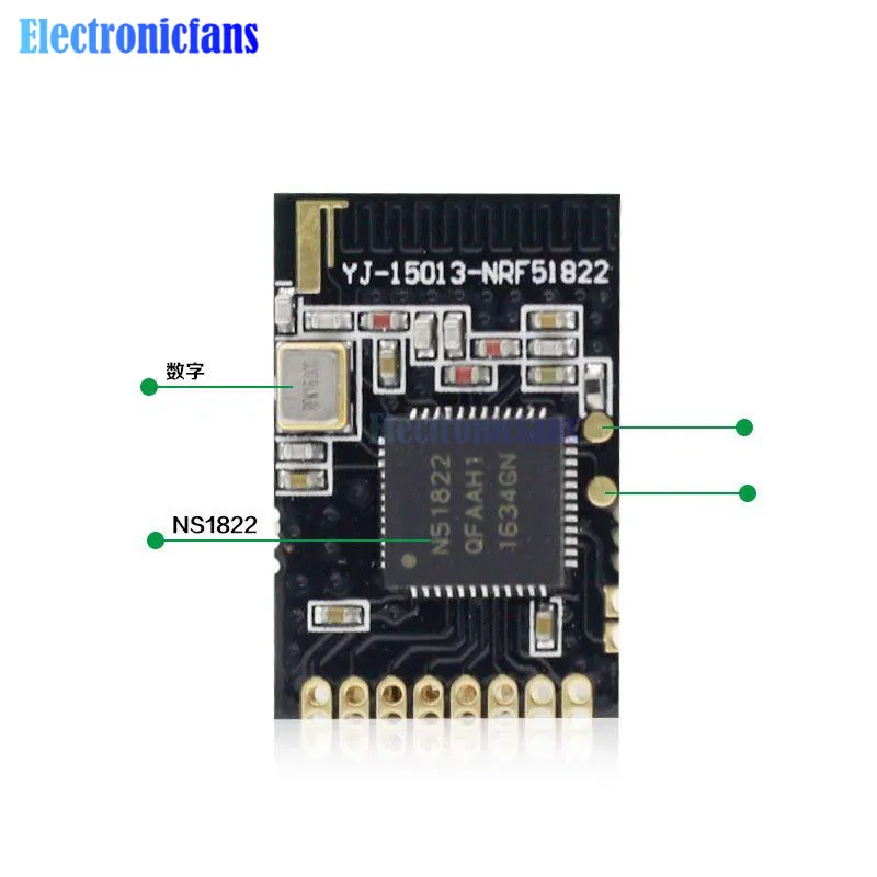Core51822 BLE 4.0 Bluetooth 2.4G Wireless Module nRF51822 Antenna Board For ULP SPI I2C UART Interface Compatible NRF24L Series |