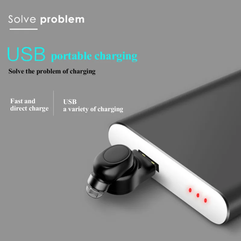 Беспроводные наушники Handfree Bluetooth X11 Мини спортивная Гарнитура с шумоподавлением