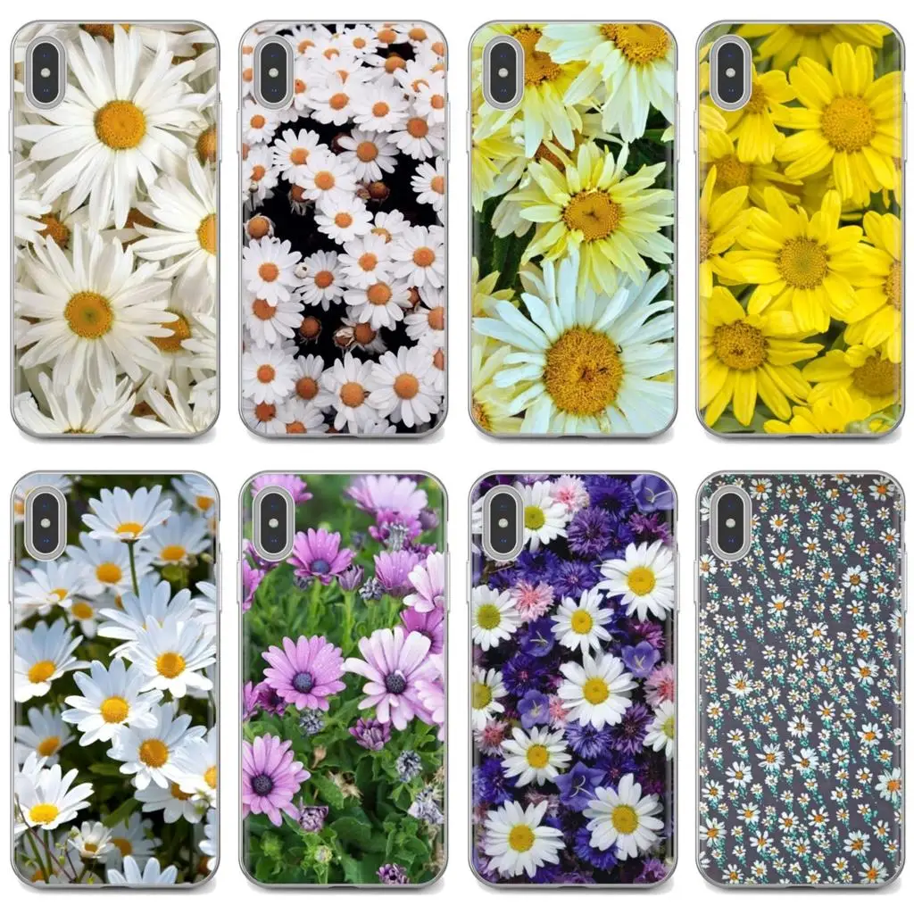 Маргариткой для Huawei Honor 6 6A 7 7X 7A 7C 8 8C 8X 9 9X 10 10i 20 Lite Play Pro силиконовый чехол накладка