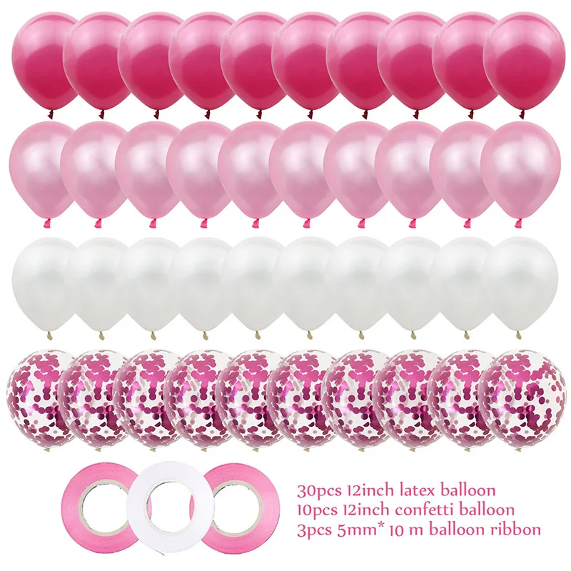 43 шт./компл. лента конфетти гелиевые шары из латекса тема Декор поставки детские