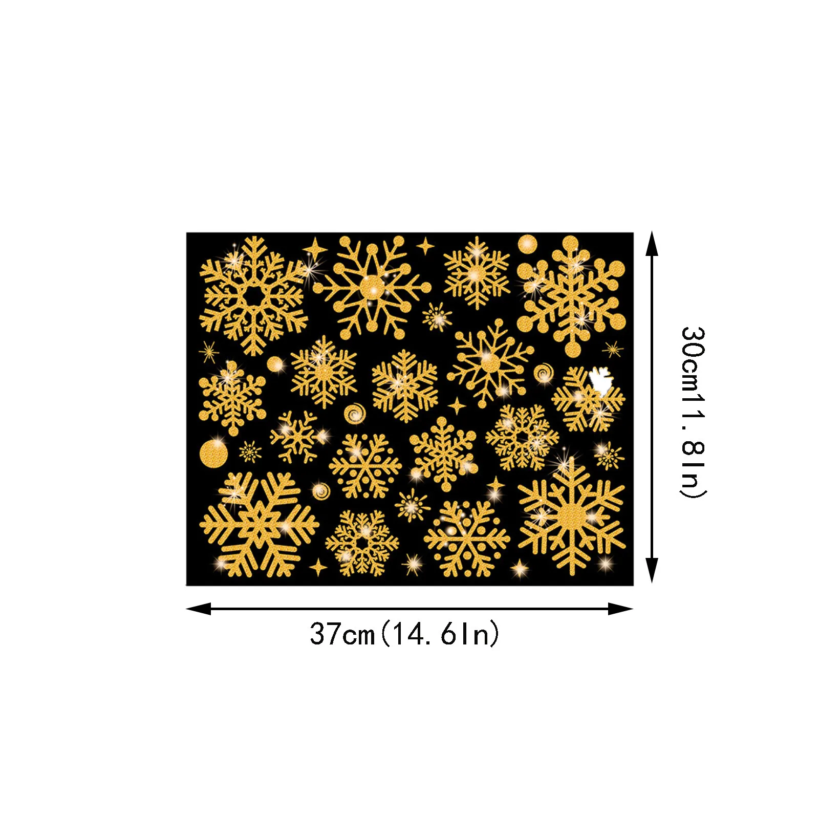 Рождественское блестящее украшение для вечевечерние съемные статические