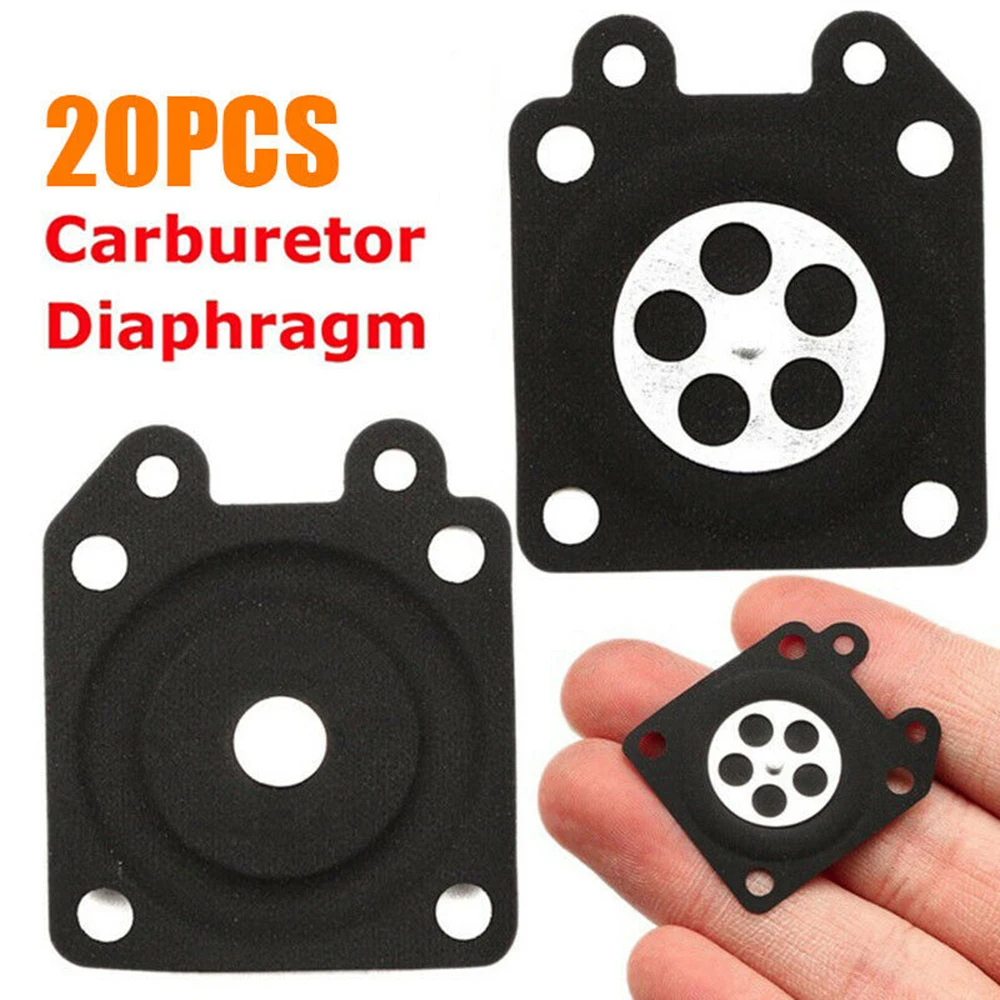 

Rubber Diaphragms Lawnmower Part 20pcs/Set Carburetor Metering 95-526-9-8
