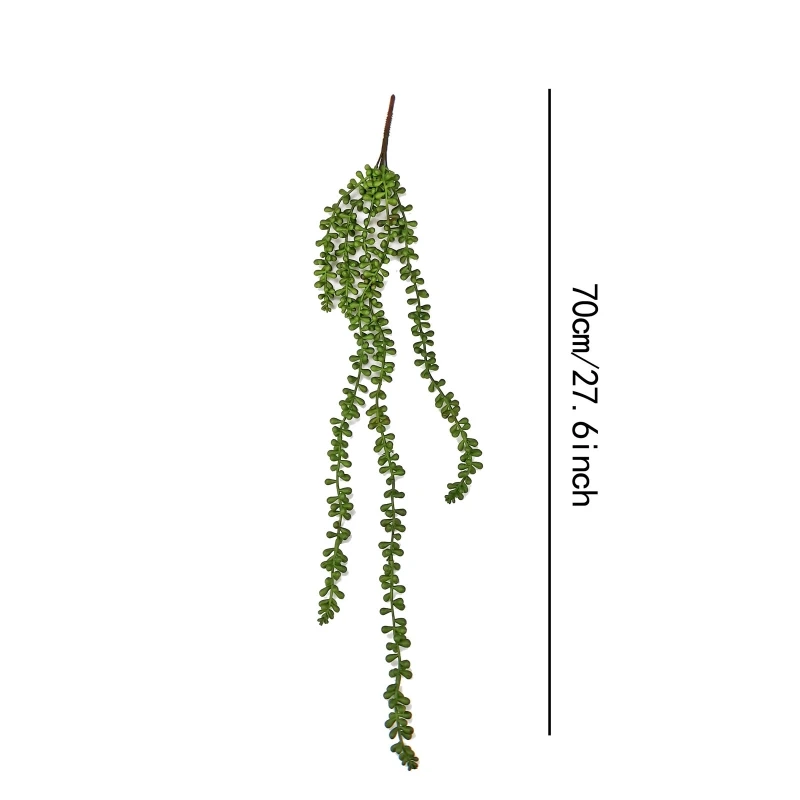 594C Искусственные Поддельные растения цепочка с жемчугом настенное украшение
