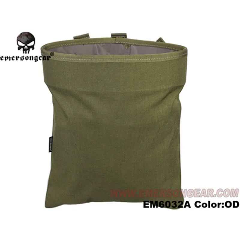 OD Emerson gear тактический висячий чехол CQC Складная Сумка-самосвал MOLLE утилита Органайзер охотничий EDC поясной чехол военный страйкбол снаряжение - Цвет: OD