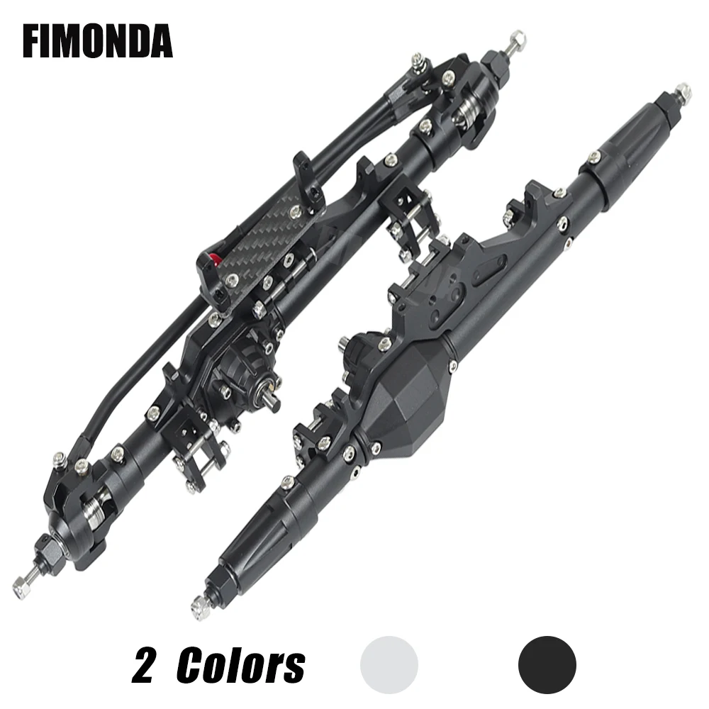 FIMONDA новый CNC ромбовидный алюминиевый полный передний и задний мост для 1/10 RC
