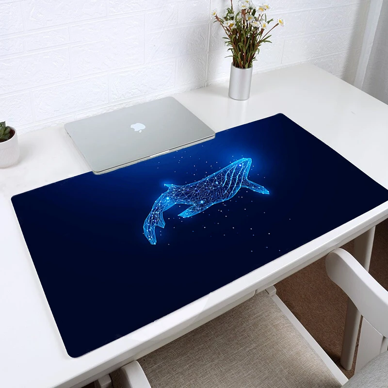 

Whale Mousepad Gaming Mouse Pad Large Extended Thick Waterproof Mouse Mat Move the Ocean Onto The Table Mat