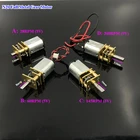 Редукторный двигатель Micro Mini N20, 3-6 В постоянного тока, 5 В, 28 обмин, 60 обмин, 110 обмин, 300 обмин, низкая скорость, металлическая коробка передач, редуктор, электродвигатель сделай сам