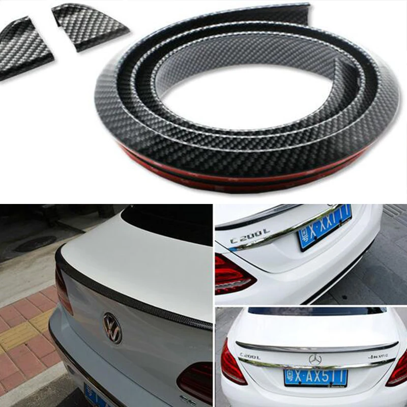 Универсальный спойлер для заднего багажника из полиуретана и углеродного