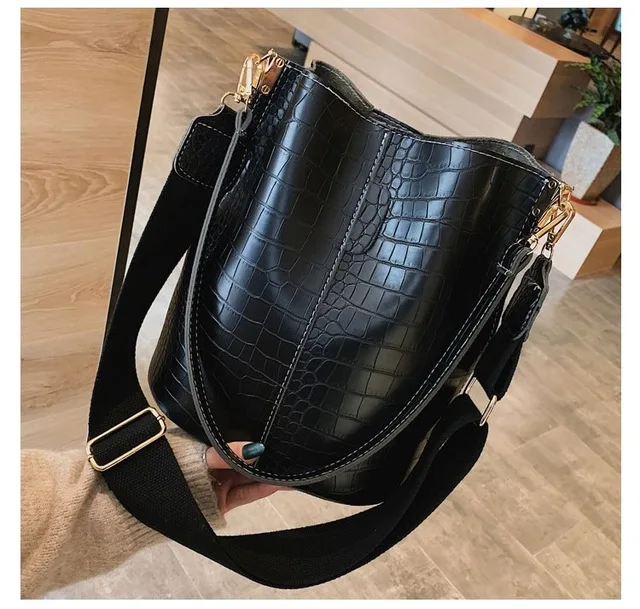 

2021 Crocodile Leather Messenger Bag for Female Handbag Tote Crossbody Clutch Purse Women Shoulder Brand