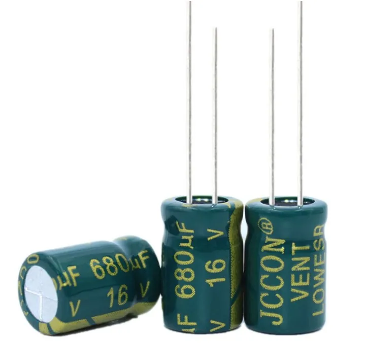 

50PCS Higt quality 16V680UF 8*12mm 680UF 16V 8*12 Electrolytic capacitor