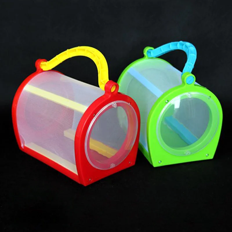 Клетка для насекомых с ручкой переноски переносная клетка бабочек стрекозы