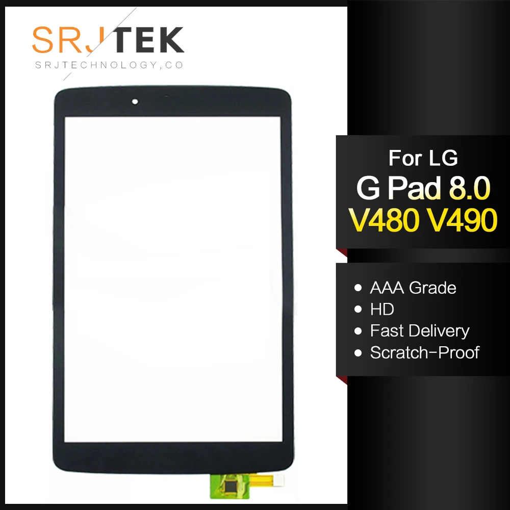 Сенсорный… от Srjtek Экран Сенсор Стекло Digitizr для LG G Pad 8 0 V480 V490 Ремонт Замена 100%