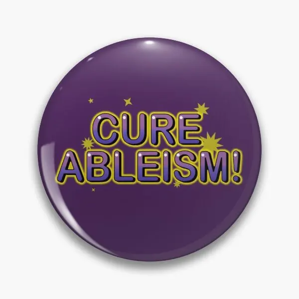 

Cure Ableism sqo Soft Enamel Pin Brooch Women Collar Badge Gift Lover Fashion Cartoon Cute Jewelry Clothes Funny Lapel Pin Hat