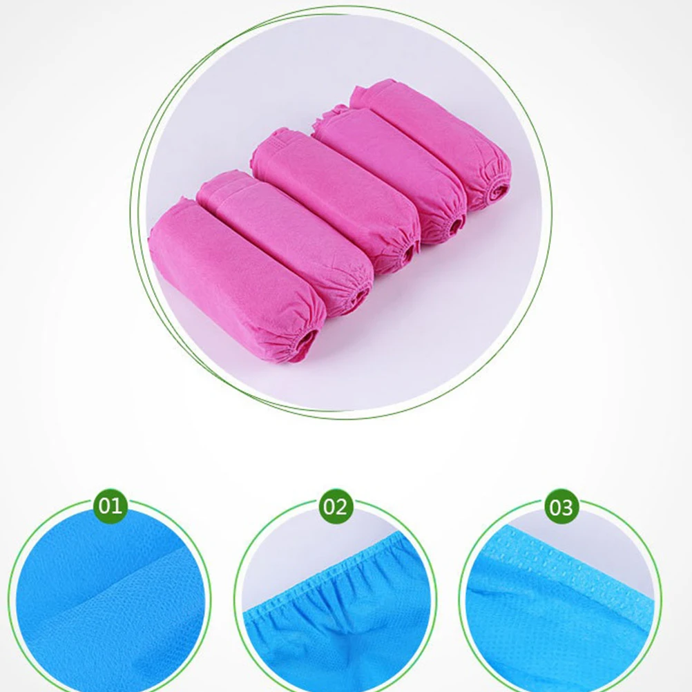 100 шт. одноразовые пылезащитные Нескользящие Чехлы для обуви 300 г 400 г|Бахилы| |