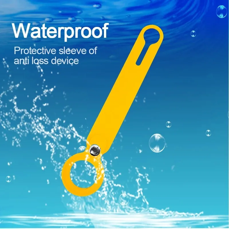 silicone for apple airtags loop case protective sleeve for apple locator tracker anti lost device keychain protective sleeve hot free global shipping