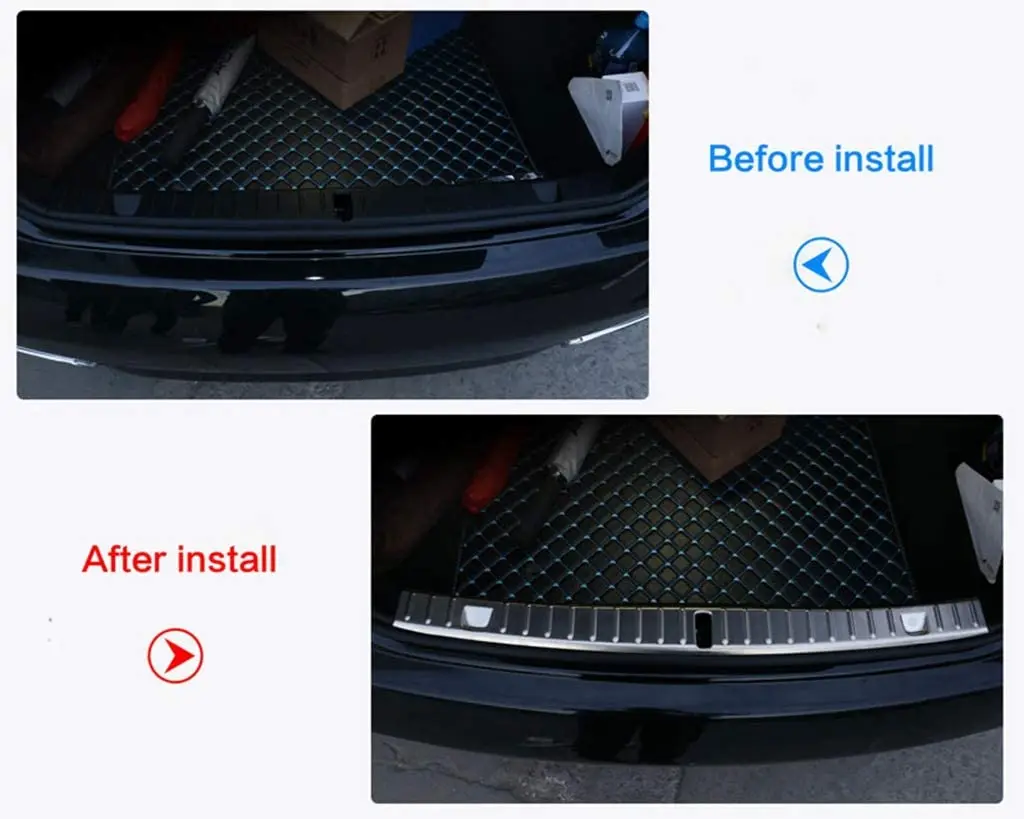 Защитная накладка на внутренний бампер из нержавеющей стали 304 для BMW 7 серии G11 G12