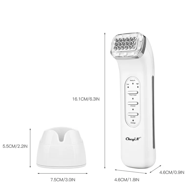 

1set RF Radio Frequency Far-infrared Wave Therapy Skin Rejuvenation Facial Lifting Skin Tightening Face Wrinkle Removal Machine