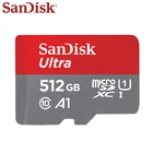 Карта памяти Micro SD SanDisk U1, 512400256200 ГБ, с адаптером