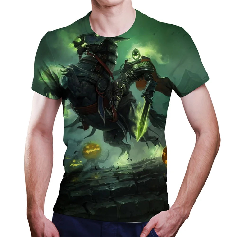 

2021 New Summer Men's And Women's Fashion Heavy Metal Rock Logo Pattern 3dt Shirt Men's Large Size 6xl Short-sleeved T-shirt