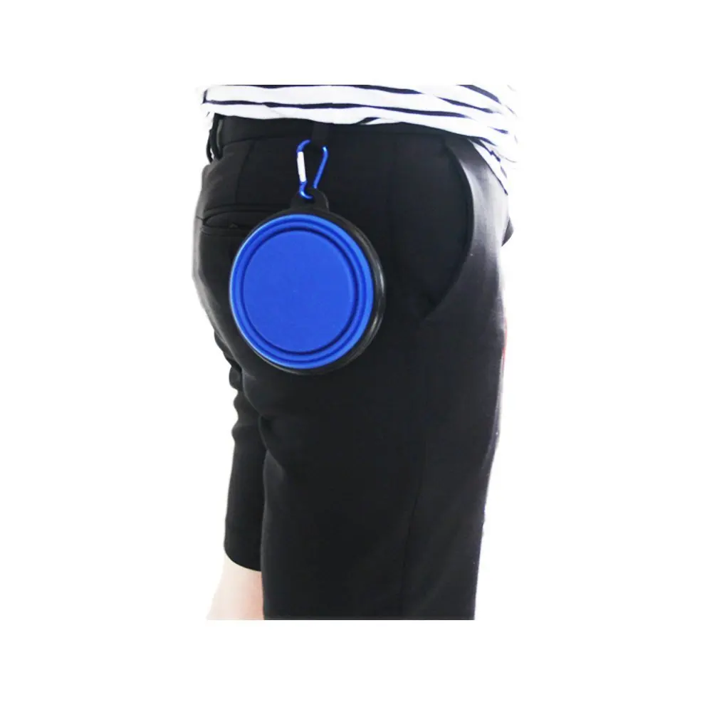 Дорожная миска для домашних животных портативный складной кошки и собаки подачи