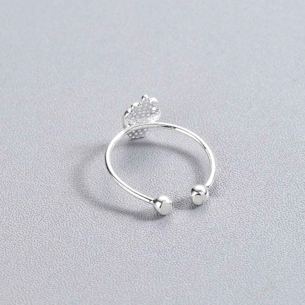 Женское кольцо с морковкой Kinitial изящное эмалью и открытым дизайном регулируемое