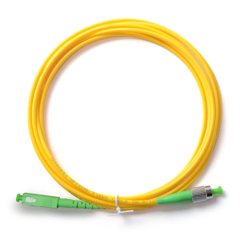 Оптоволоконный патч корд 3m 9/125 652D simplex SC/APC FC/APC LC/APC Pigtail FTTH CATV оптический